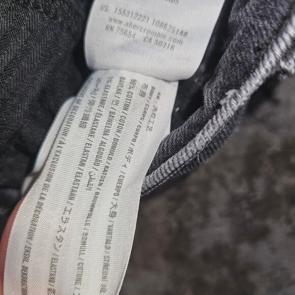 Abercrombie & Fitch The 90's Relaxed Jeans High Rise Size 4/27 - Picture 5 of 6